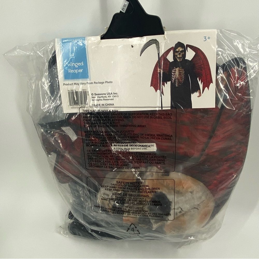 Adidas Black and Red Halloween Reaper Costume - Picture 2 of 2
